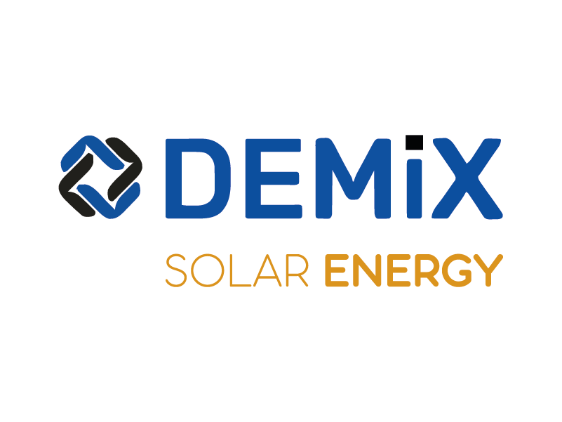 Logo featuring Demix Solar Energy, one of the projects being developed by our business incubator and accelerator